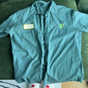 Vintage Worker Button Down